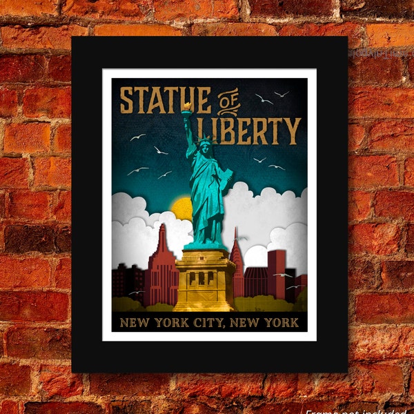 Statue of Liberty Art Print - 11x14