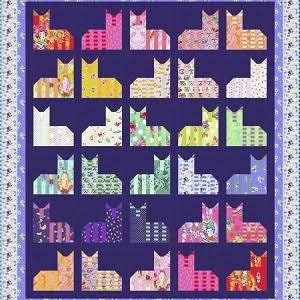 Cheshire Cat Quilt Kit in Diva- Tula Pink