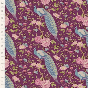 Blue Afternoon Tea for the Garden Party Range by Liberty Fabrics