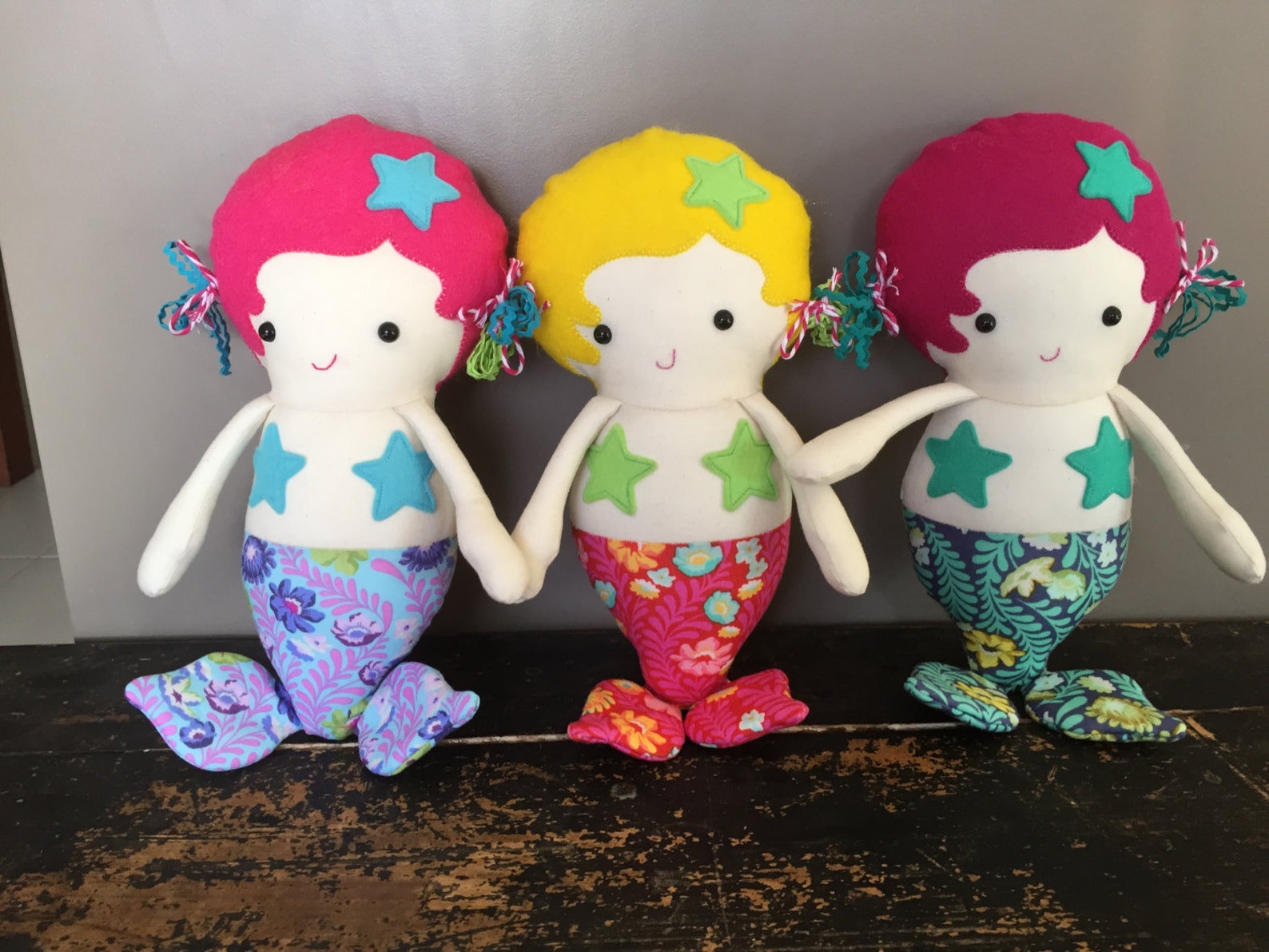 Mermaid Soft Toy Etsy