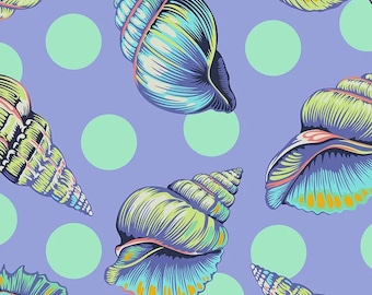 Big Shelly in Marine Wideback by Tula Pink