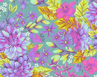 Hello Dahlia in Cosmic Wideback by Tula Pink