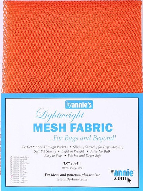Pumpkin - Lightweight Mesh Fabric - by Annie - Big Dog Sewing