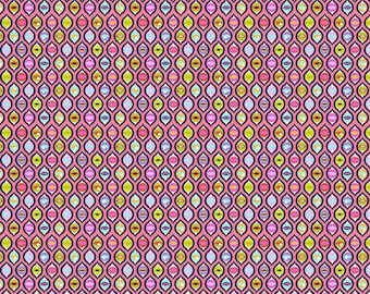 Tabby Road Deja Vu Cat Eyes in Prism di Tula Pink