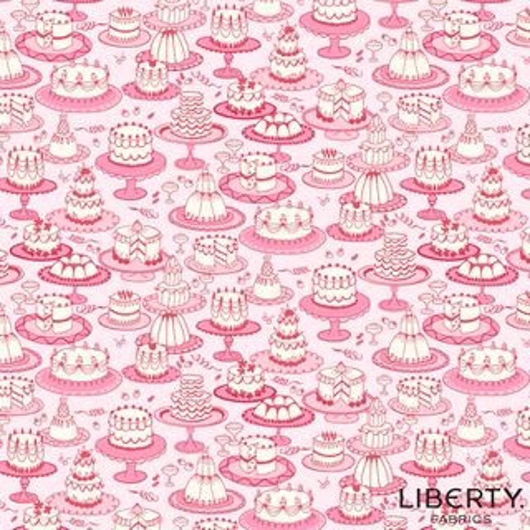 Pink Afternoon Tea for the Garden Party Range by Liberty Fabrics