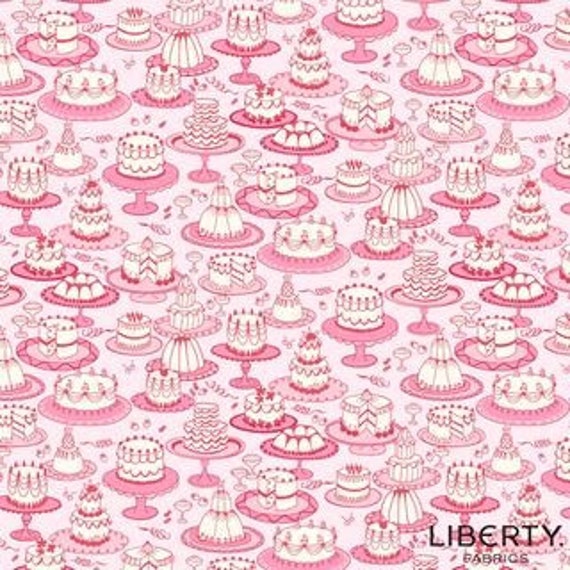 Pink Afternoon Tea for the Garden Party Range by Liberty Fabrics