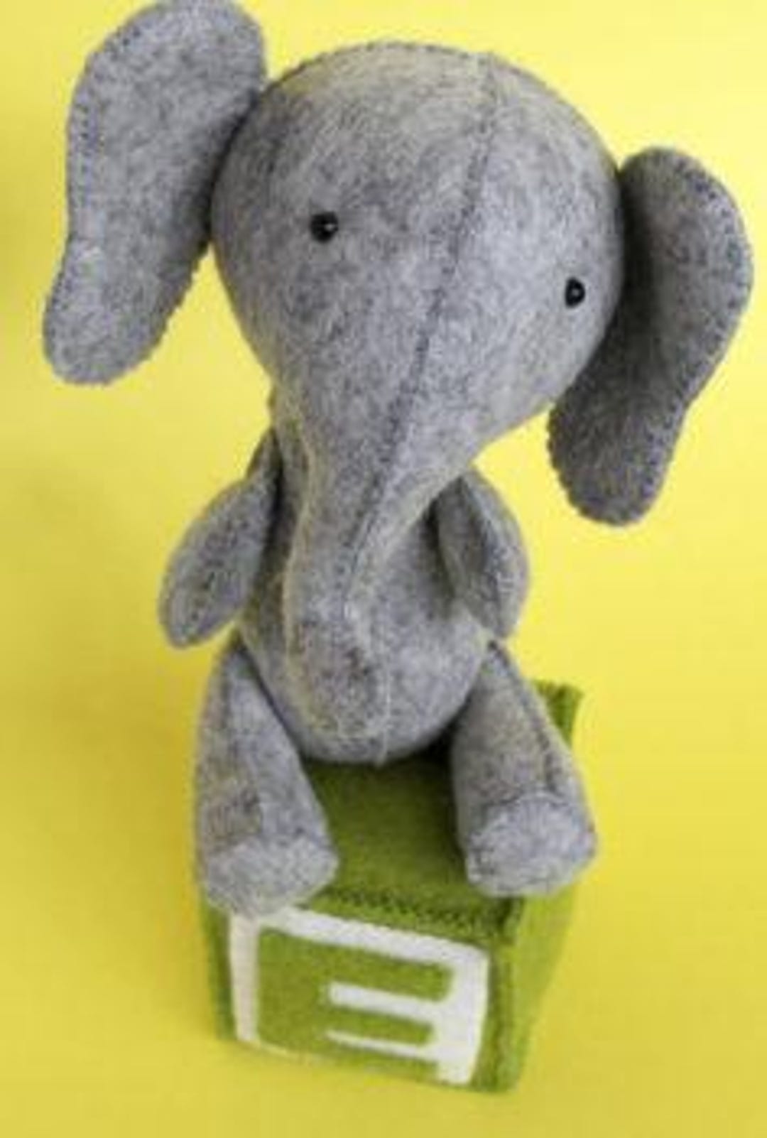 Ric Rac Elephant Pattern E is for Elephant by Ric Rac Pattern - Etsy