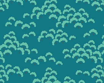 Cotton Bloom in Petrol from Bloomsville by Tilda