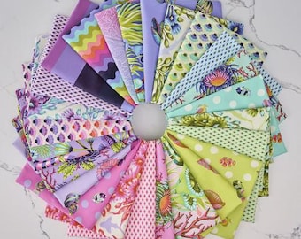 Floral Reef By Tula Pink Fat Quarter set