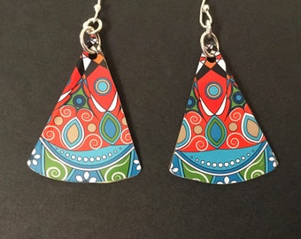 Turkish triangle earrings