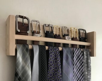 Tie Hanger Rack Organizer Multi-function Belt Neckties Holder with Closet Hook Tie Hanger Rack Organizer Multi-function Belt Neckties Holder with Closet Hook