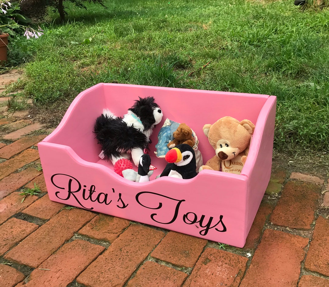 Handcrafted Heavy Duty Dog Toy Box 20 Long Cat Bin Etsy