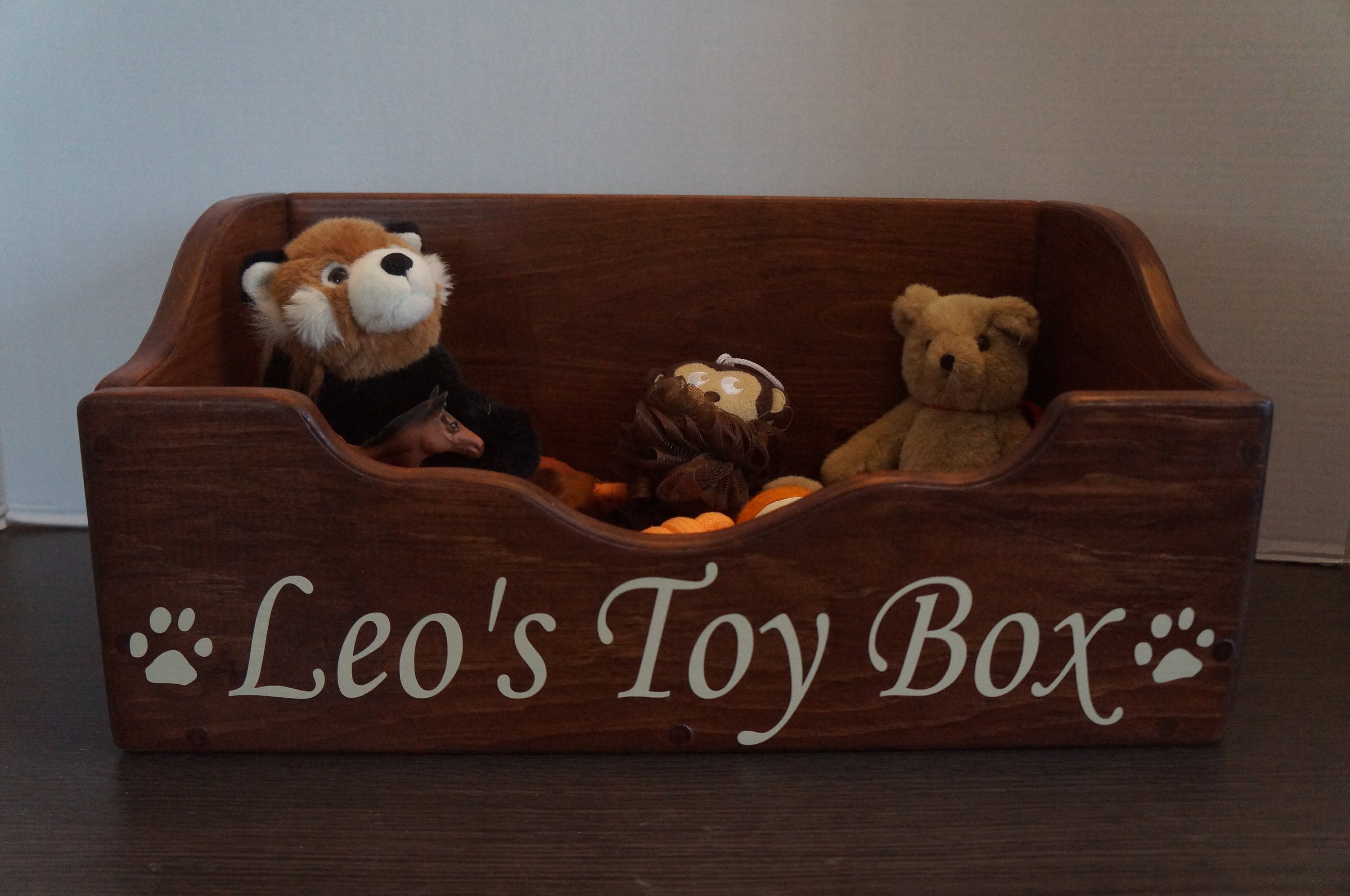 Handcrafted Heavy Duty Dog Toy Box 20 long Cat Bin Etsy