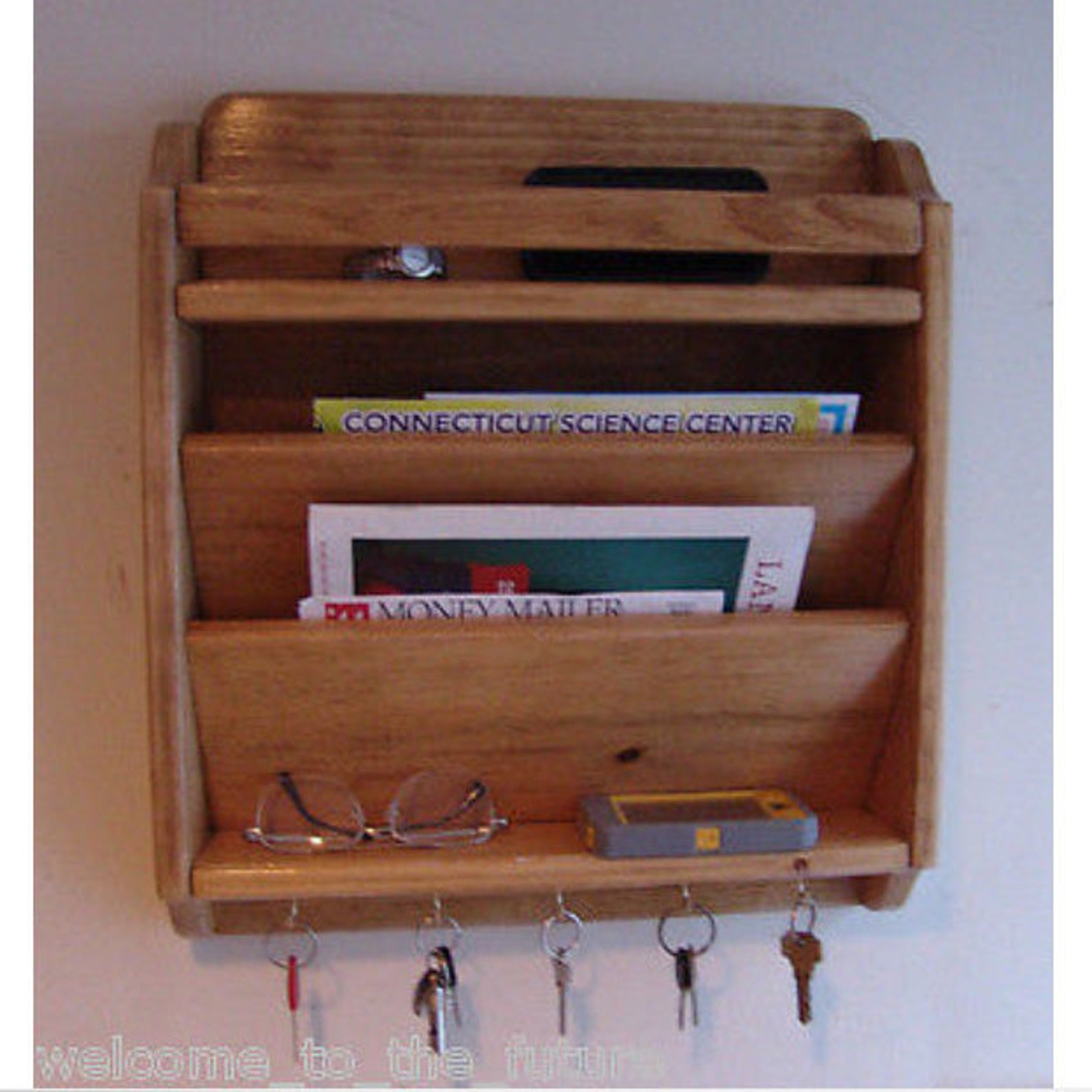 New Model New Shelf Wall Mount Mail & Key Organizer - Etsy