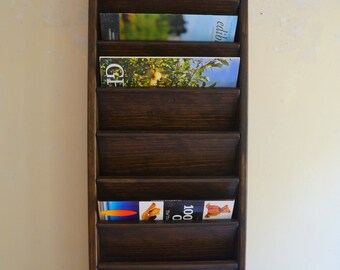 Wide Magazine Rack - Etsy