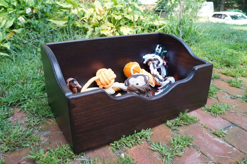 Handcrafted Heavy Duty Dog Toy Box 20 long Cat Bin Etsy