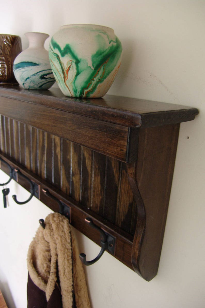 personalized wall mounted coat rack
