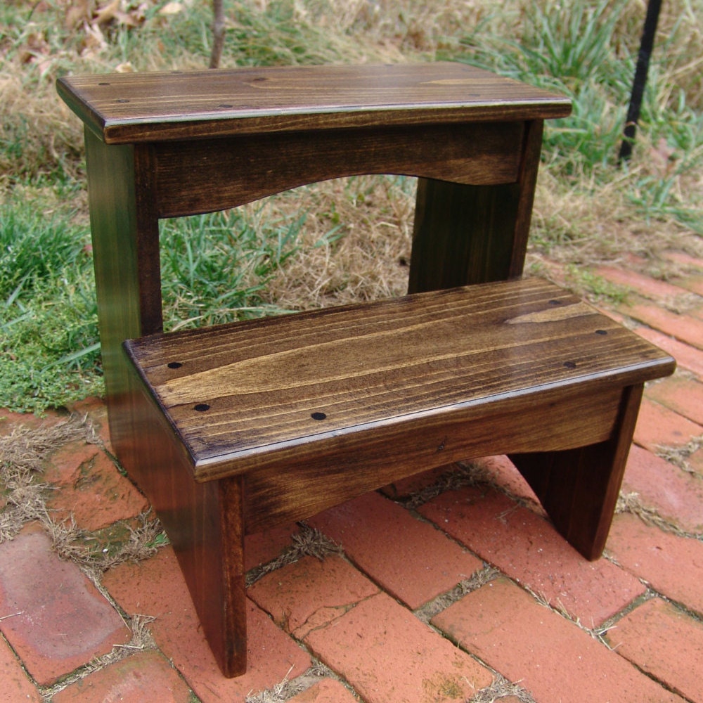 Wooden Step Stool For Adults Very Sturdy Bed Stool For High Beds imgclam