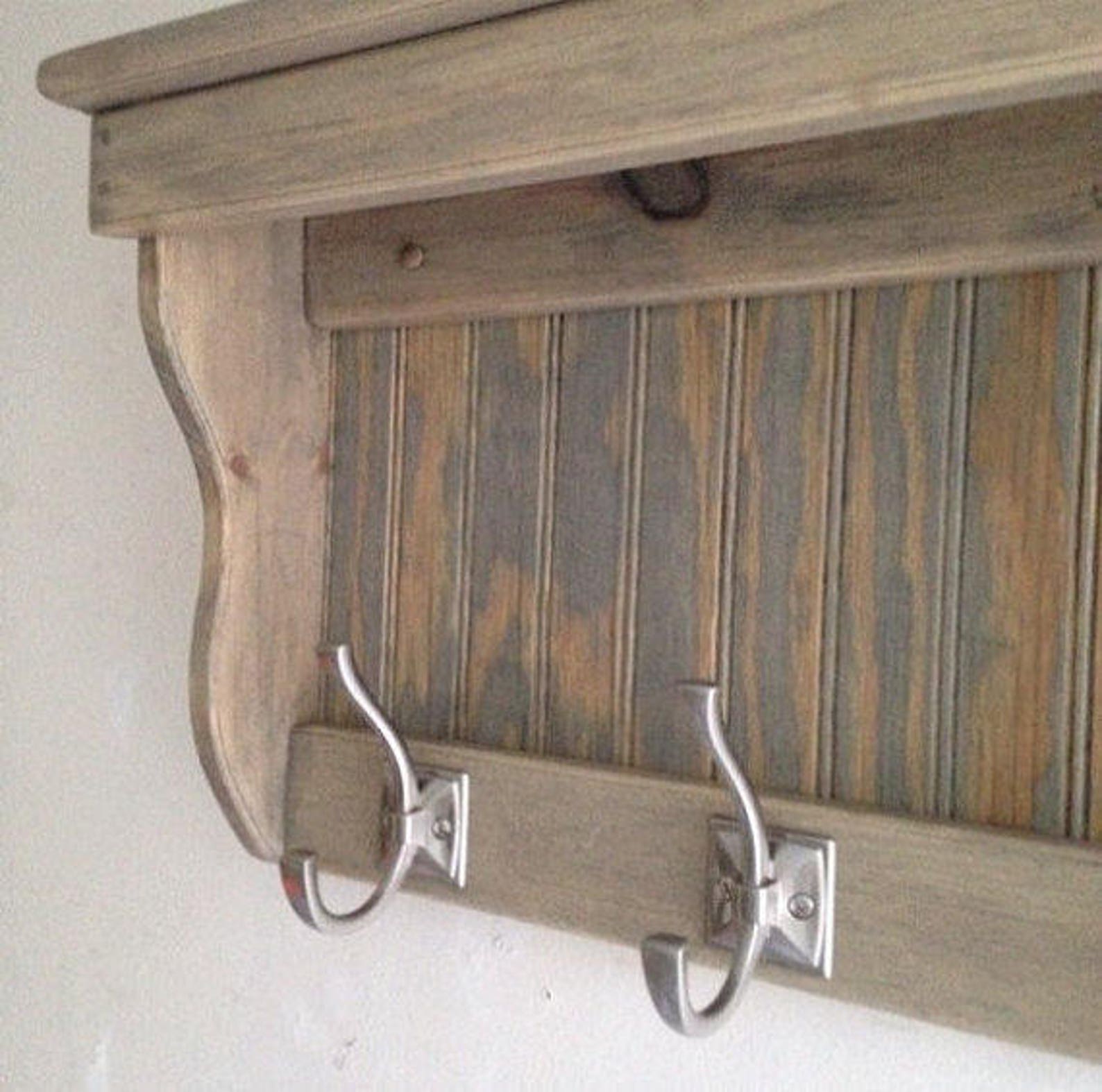 personalized wall mounted coat rack