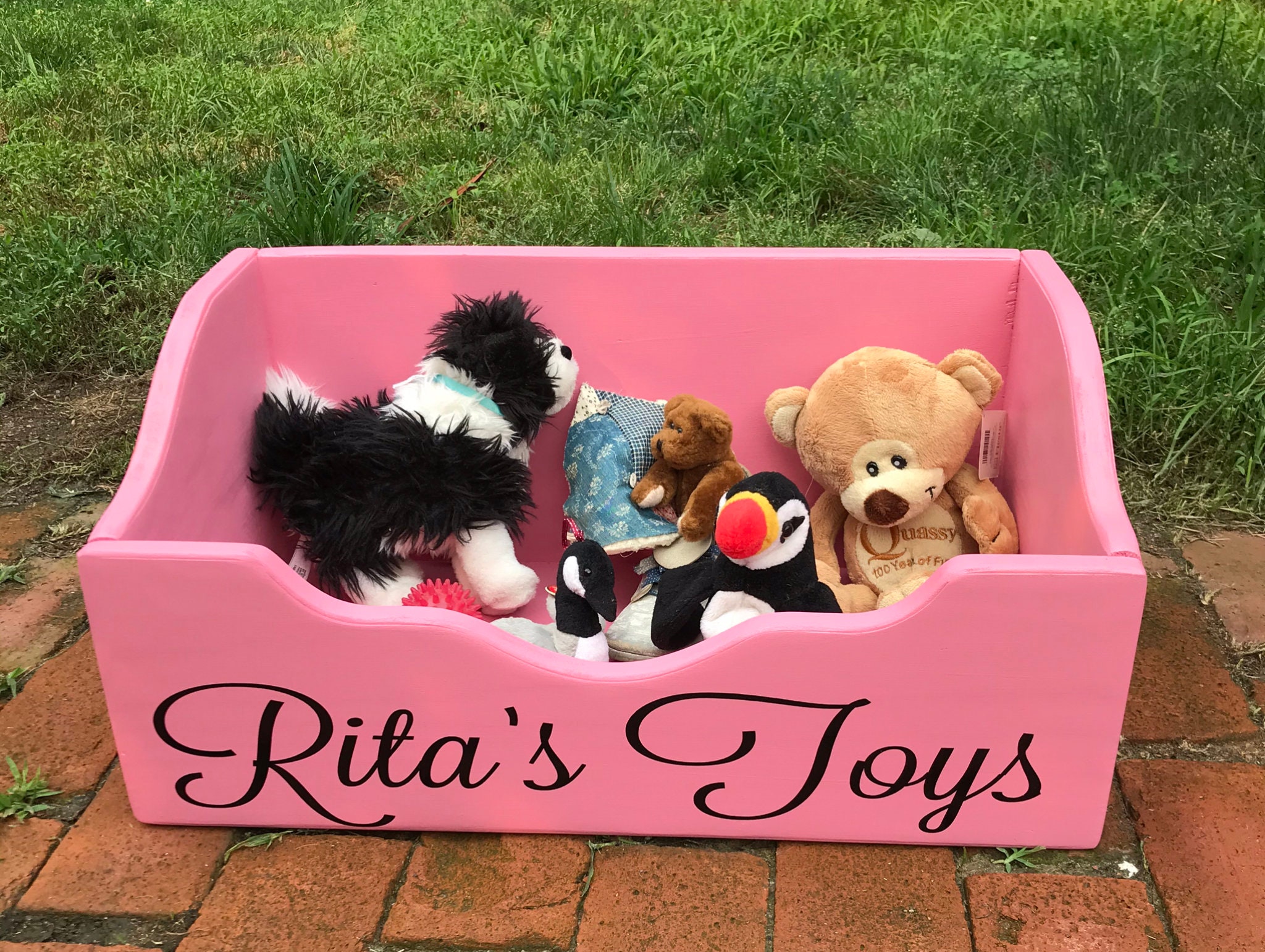 Handcrafted Heavy Duty Dog Toy Box 20 long Cat Bin Etsy