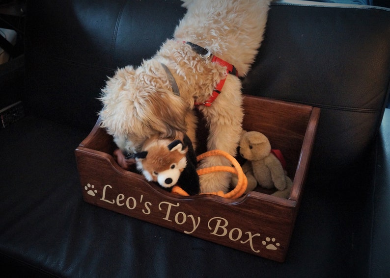 Handcrafted Heavy Duty Dog Toy Box 20 Long Cat Bin Etsy