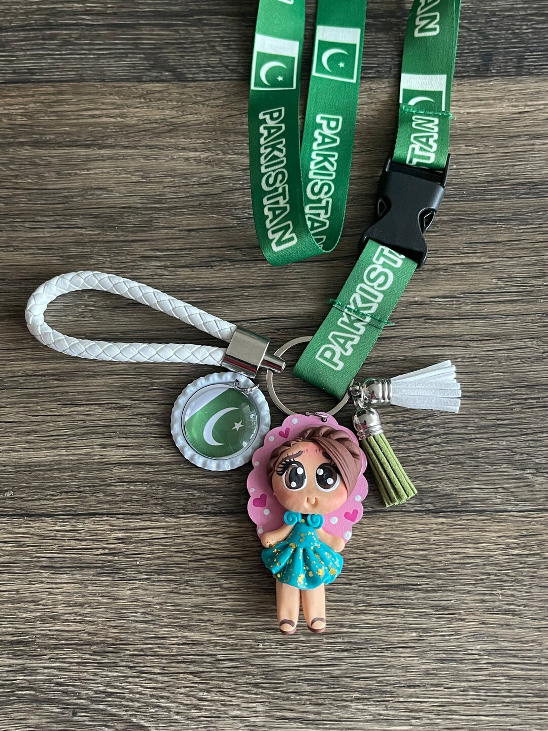 Personalized Lanyard Pakistan Flag / Pakistan Flag Key Chain Etsy