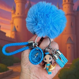 Llavero Jazmine / llavero Princesa Jasmine Aladdin Inspirado Chicas llavero