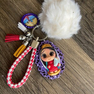 Virgin of Coromoto/ Virgin of Chiquinquira keychain / Virgin of the Divine Shepherdess/ Virgin of the valley/ Venezuelan/ Venezuela