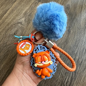 3D gato llavero coche llavero / gato llavero mochila /  gato llavero regalo / llavero Gato