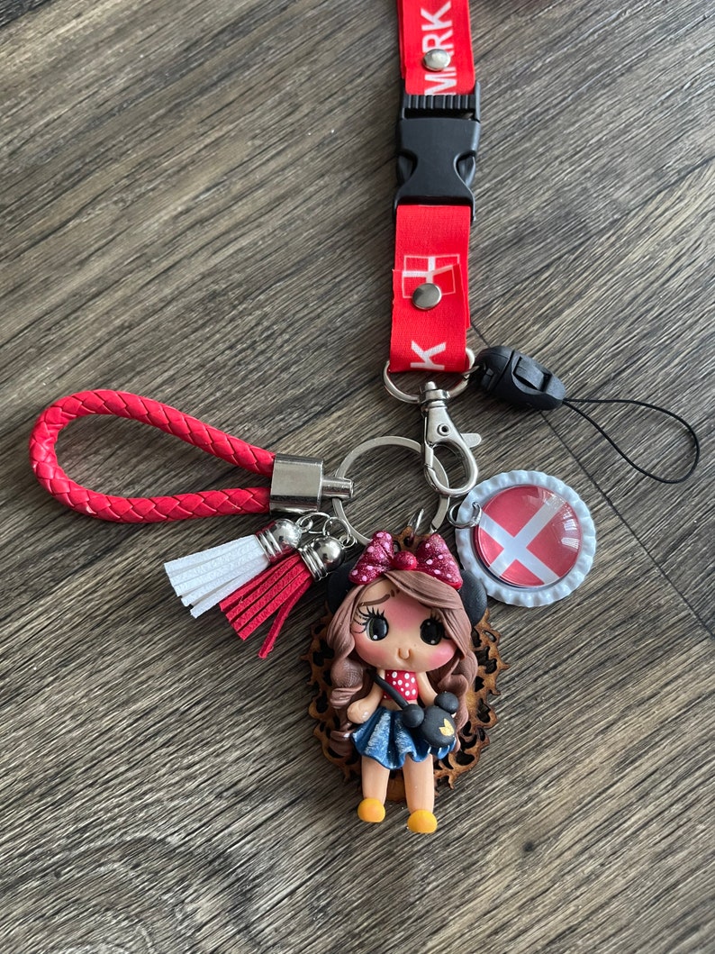 Personalized Lanyard Denmark Flag / Denmark Flag Key Chain - Doll ...