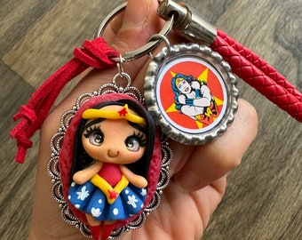 El llavero de muñeca / el regalo de las mujeres para las mujeres