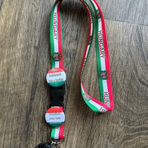Hungary lanyard/ Hungary words / Hungary