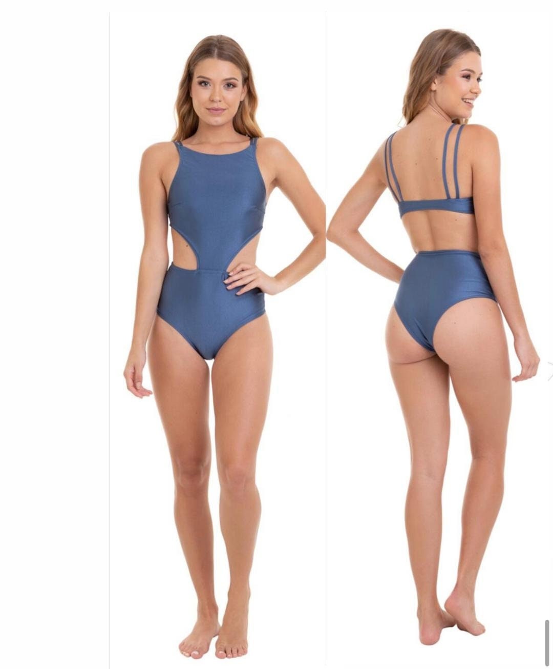 ALBIZIA Tummy Control Swimsuit for Women High Leg Cut One Piece