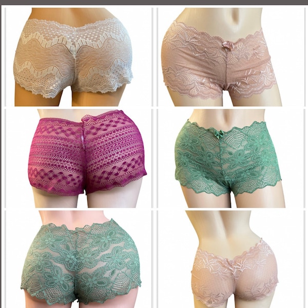 Boy Shorts Panties Etsy