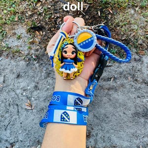Personalized Lanyard Bosnia Flag - Bosnia Flag Key Chain - Doll porcelain Keychain  - Bosnia Keychain