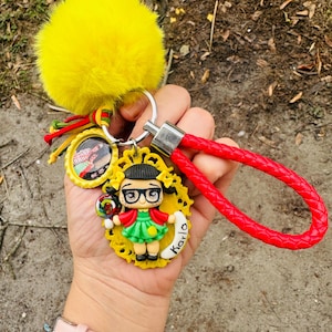 El chavo del ocho , chilindrina / Hecho a mano / porcelana