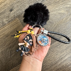 Batgirl Keychain Etsy