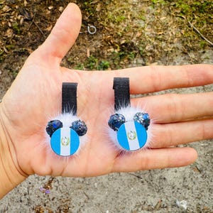 Guatemala flag hair clip set . Hair clip in Guatemala set Guatemala Guatemala Flag for girls or women