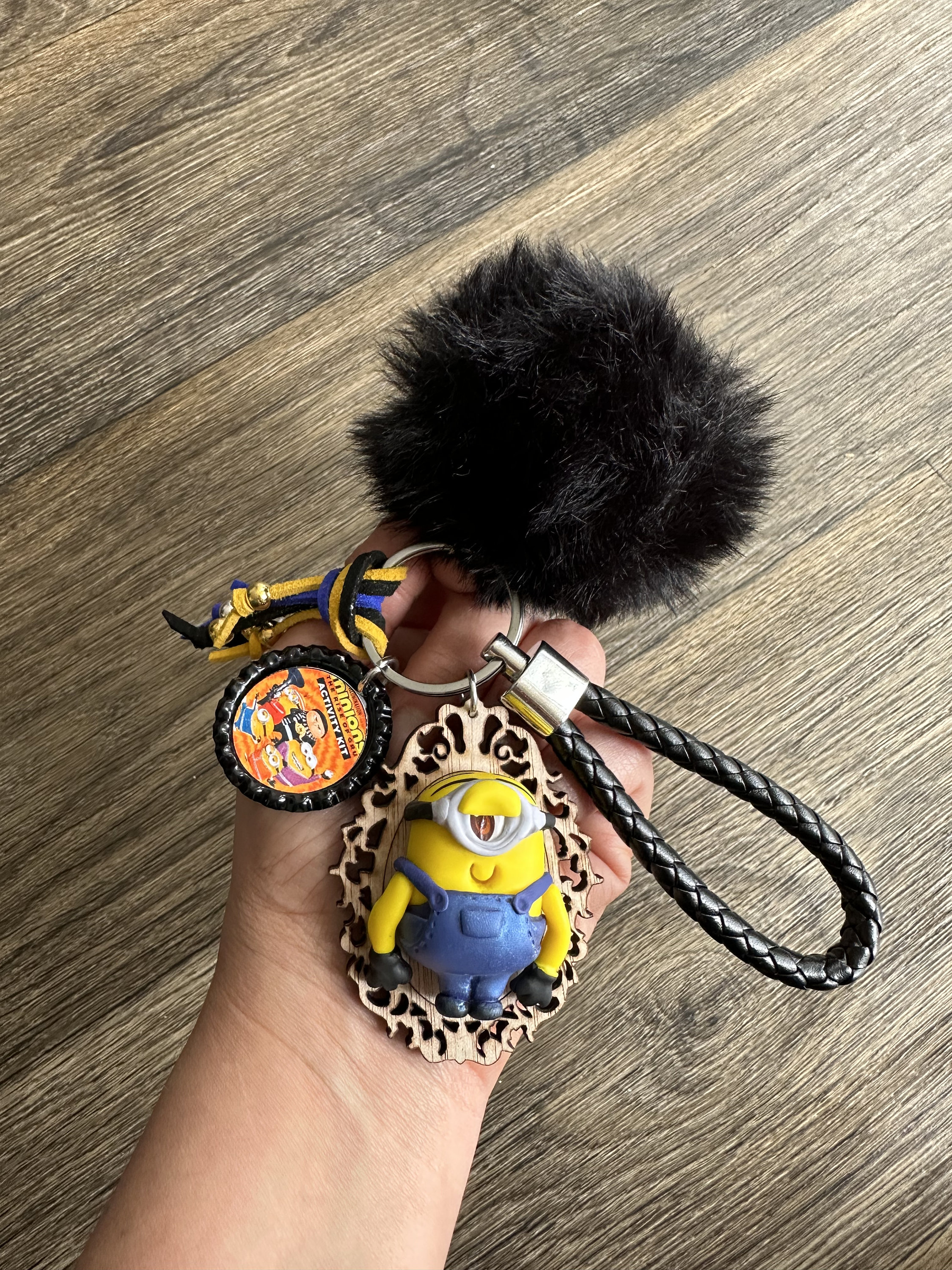 Minion keychain metal sale