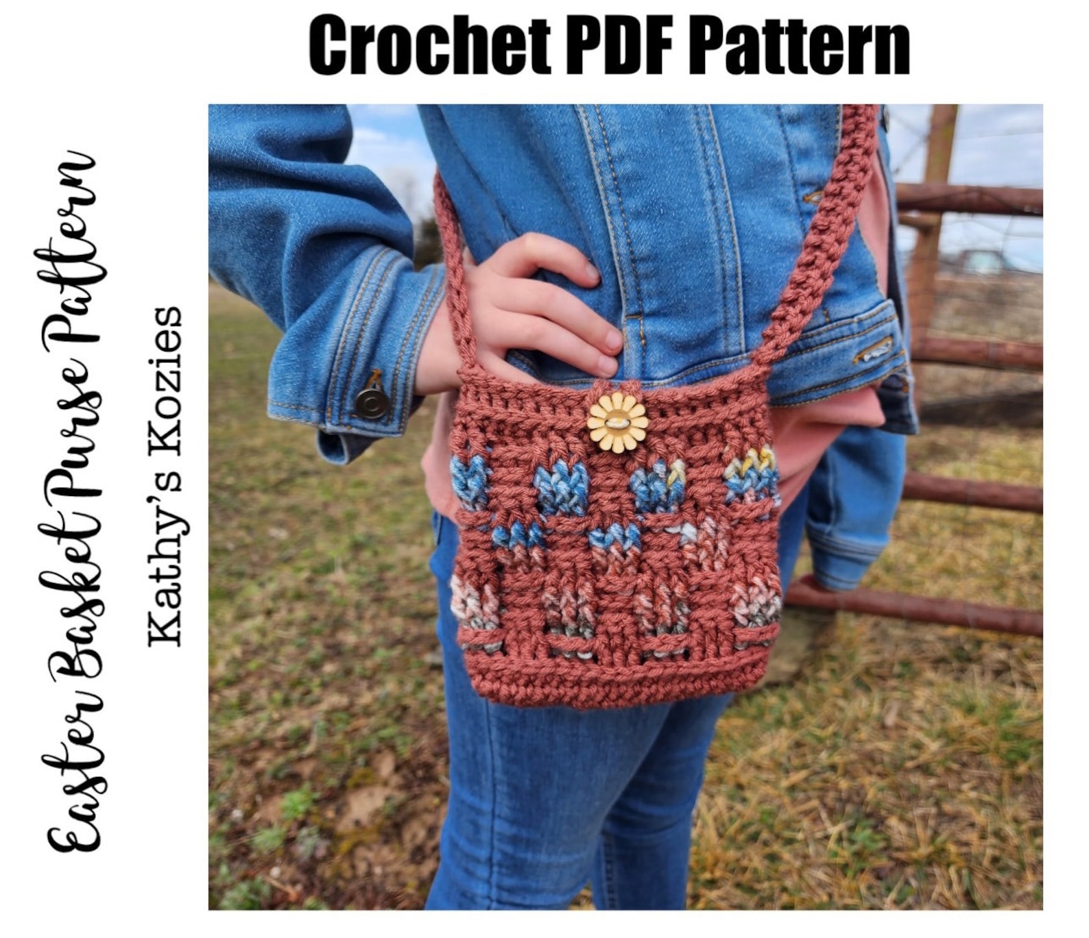 PDF PATTERN ONLY Easter Basket Purse Crochet Pattern/ Etsy