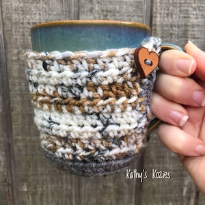 PDF PATTERN ONLY Crochet Mug Cozy Trio / Mug Cozy / Cup Cozy / Drink Cozy image 7