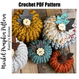 SOLO PATRÓN PDF - Patrón de Calabaza de Mercado a Crochet / Calabaza de crochet, patrón fácil