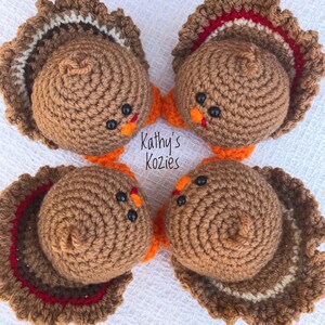 PDF PATTERN ONLY Little Gobbles Crochet Turkey Pattern image 6