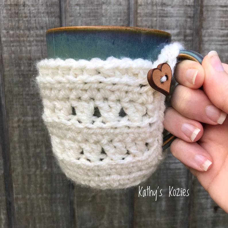 PDF PATTERN ONLY Crochet Mug Cozy Trio / Mug Cozy / Cup Cozy / Drink Cozy image 4