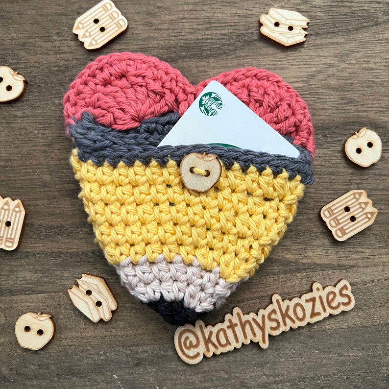 PDF PATTERN ONLY Heart Pouch / Gift Card Holder / Tea Pouch Etsy