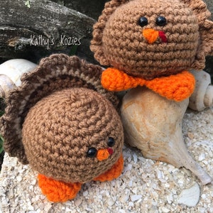 PDF PATTERN ONLY Little Gobbles Crochet Turkey Pattern image 5