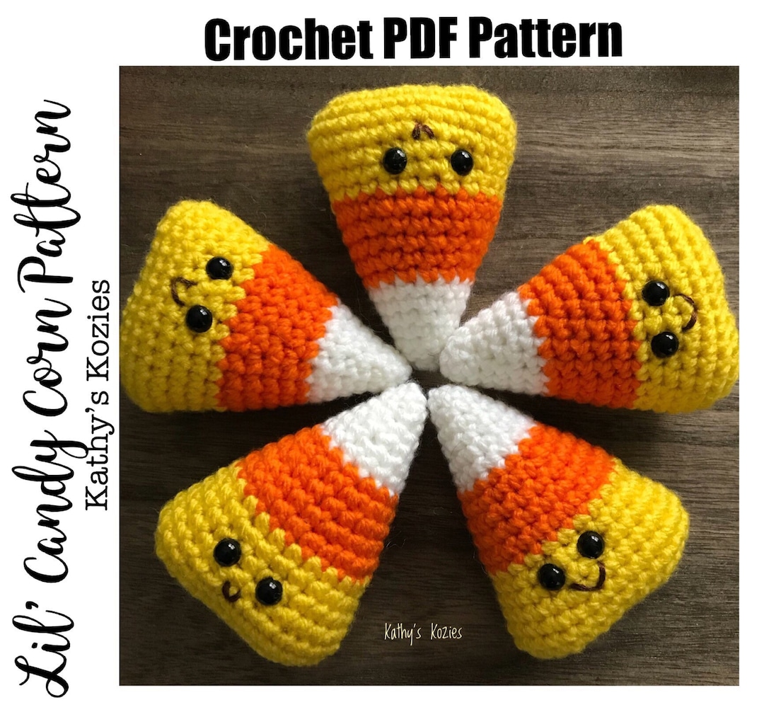 PDF PATTERN ONLY - Lil Candy Corn - Crochet Amigurumi Pattern - Etsy