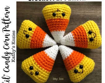 PDF PATTERN ONLY - Lil Candy Corn - Crochet Amigurumi Pattern