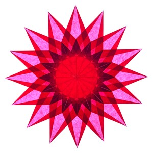 Aunt Vickie’s Cherry Red Waldorf Window Star