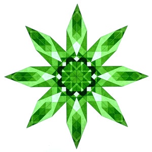 Britteny’s Lime Green Waldorf Window Star